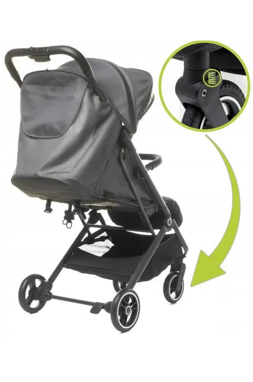 Дитяча прогулянкова коляска 4BABY Twizzy graphite