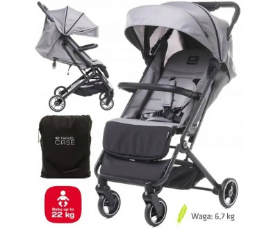 Дитяча прогулянкова коляска 4BABY Twizzy grey