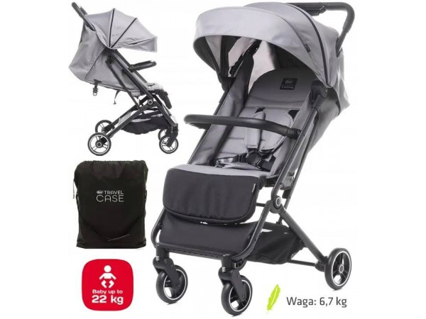 Дитяча прогулянкова коляска 4BABY Twizzy grey