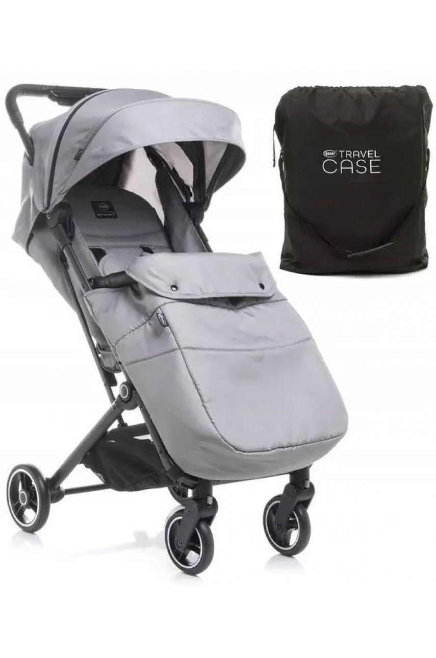 Дитяча прогулянкова коляска 4BABY Twizzy grey