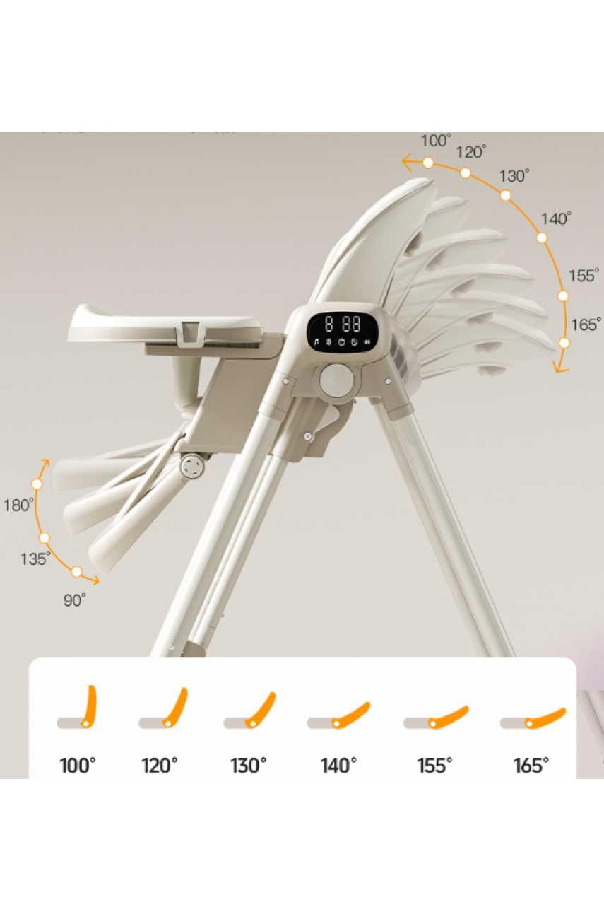 Крісло для годування - гойдалка Adbor Indigo v-8 white