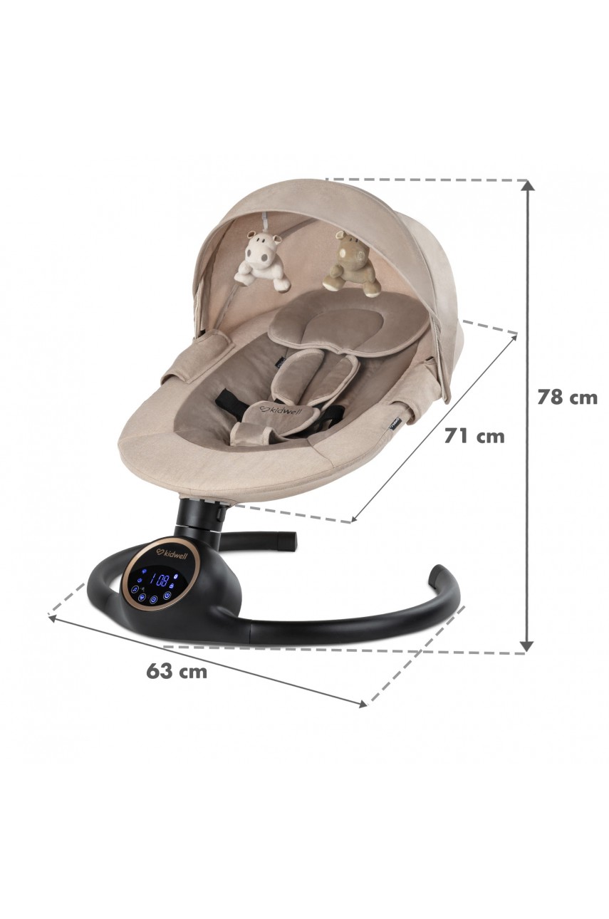 Заколисуючий центр 2в1 Kidwell Reve beige/gold