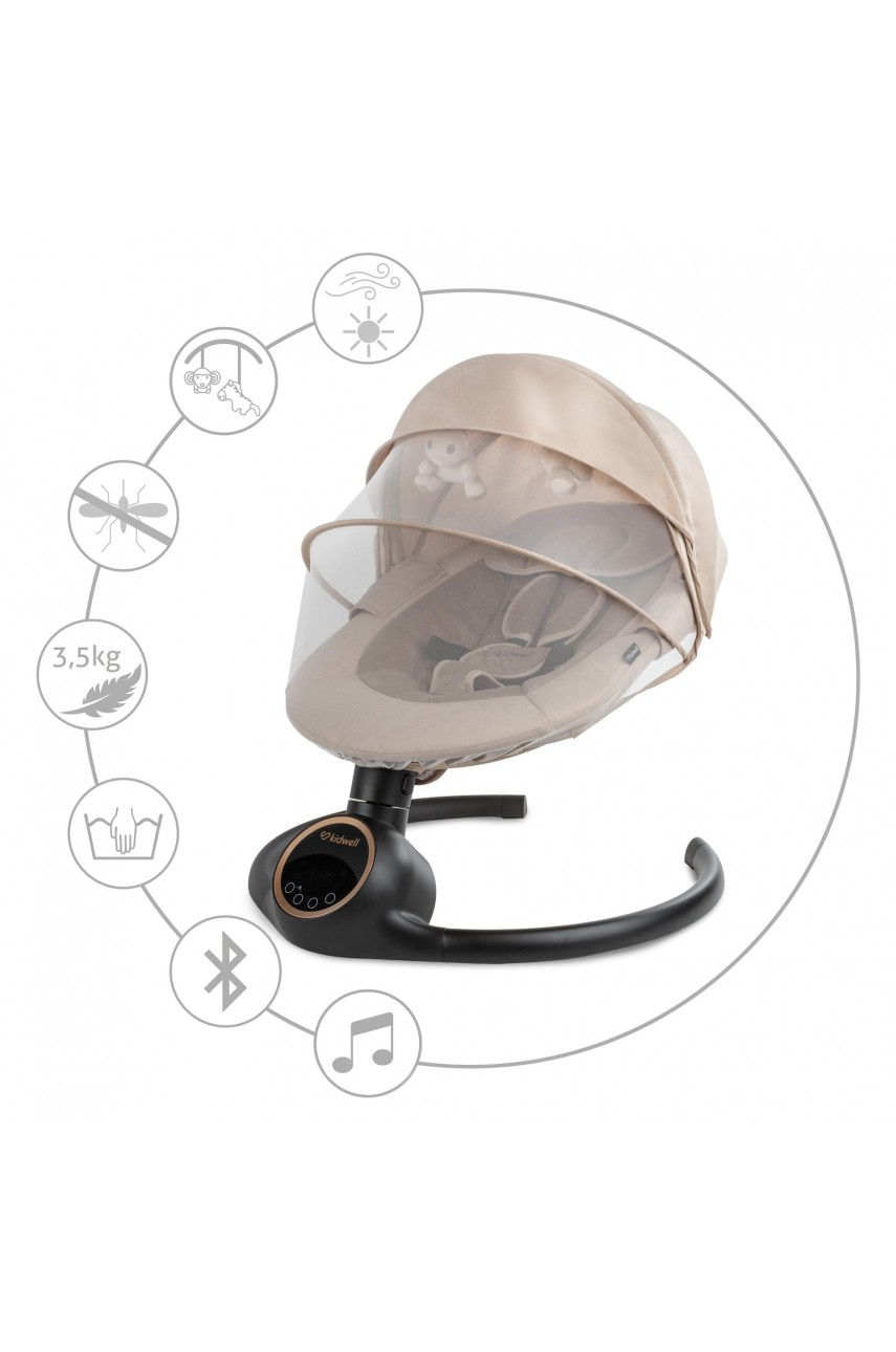 Заколисуючий центр 2в1 Kidwell Reve beige/gold