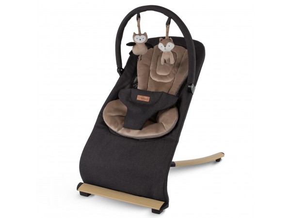 Шезлонг Kidwell Rubi black/gold Wooden