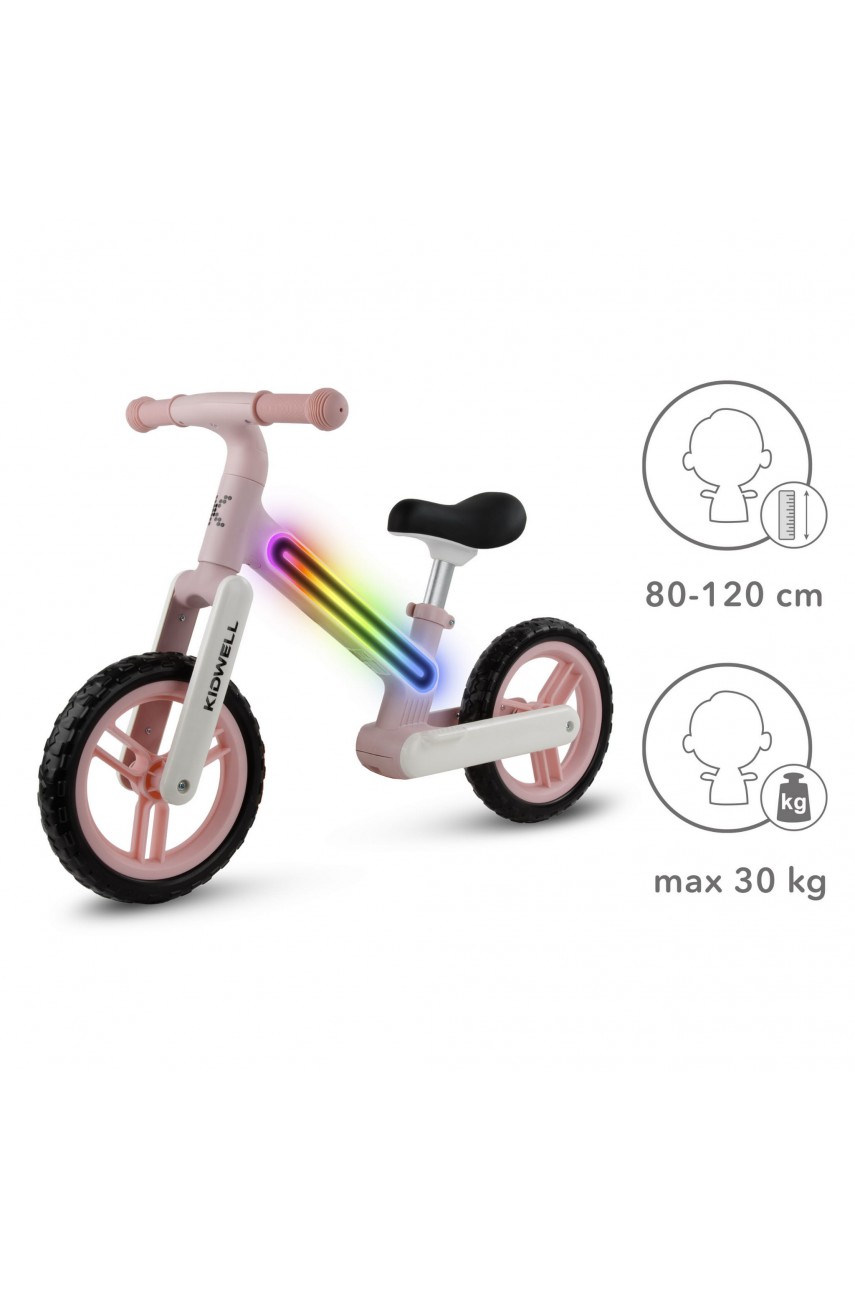 Велобіг Kidwell Suno LED pink