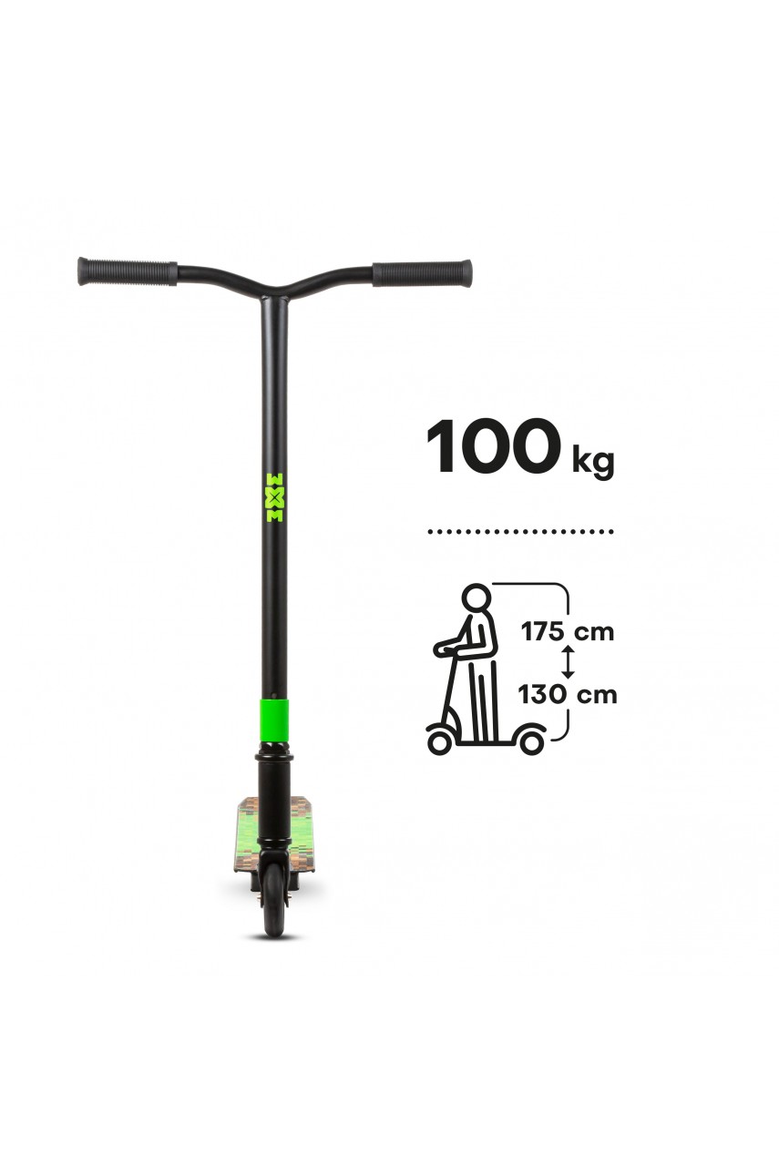 Трюковий самокат WXM WRS зелений WRT-AT1