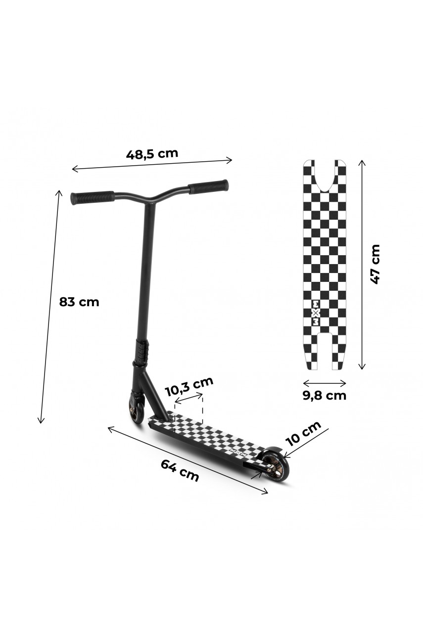 Трюковий самокат WXM WRS шахматка WRS-AT1