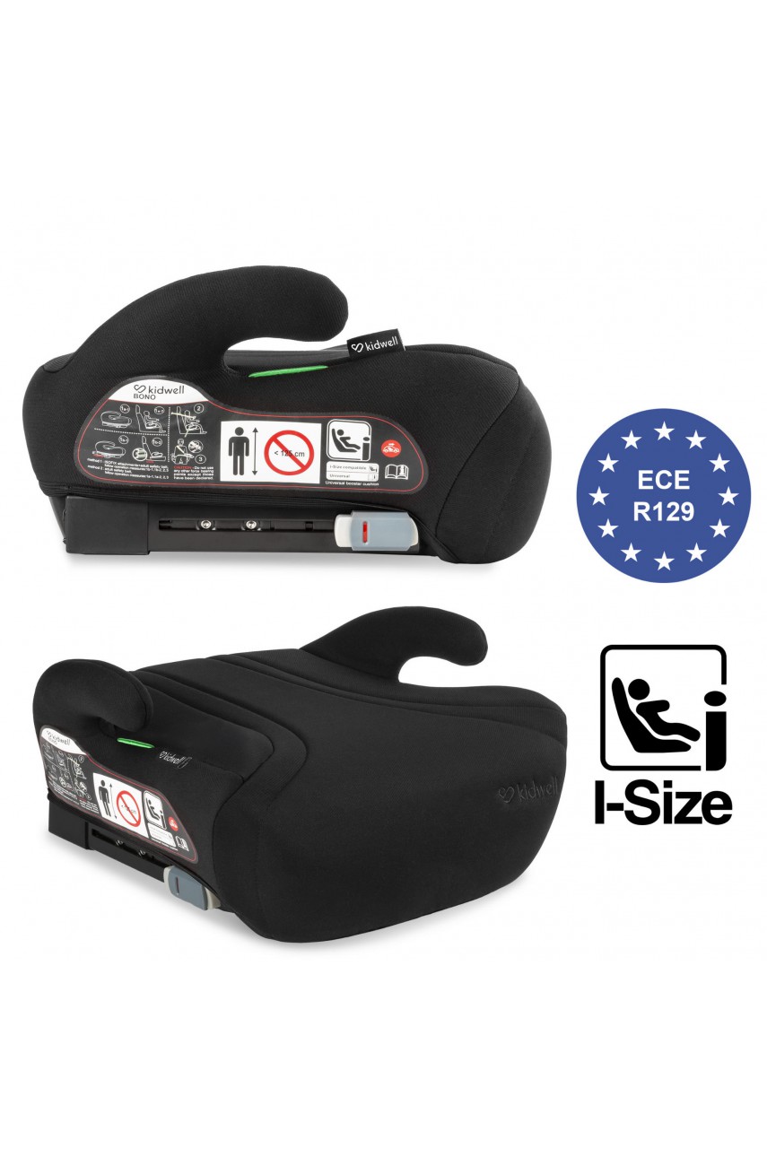 Автокрісло-бустер Kidwell Bono ISOFIX 125-150см black Автокрісло-бустер Kidwell Bono ISOFIX 125-150см black