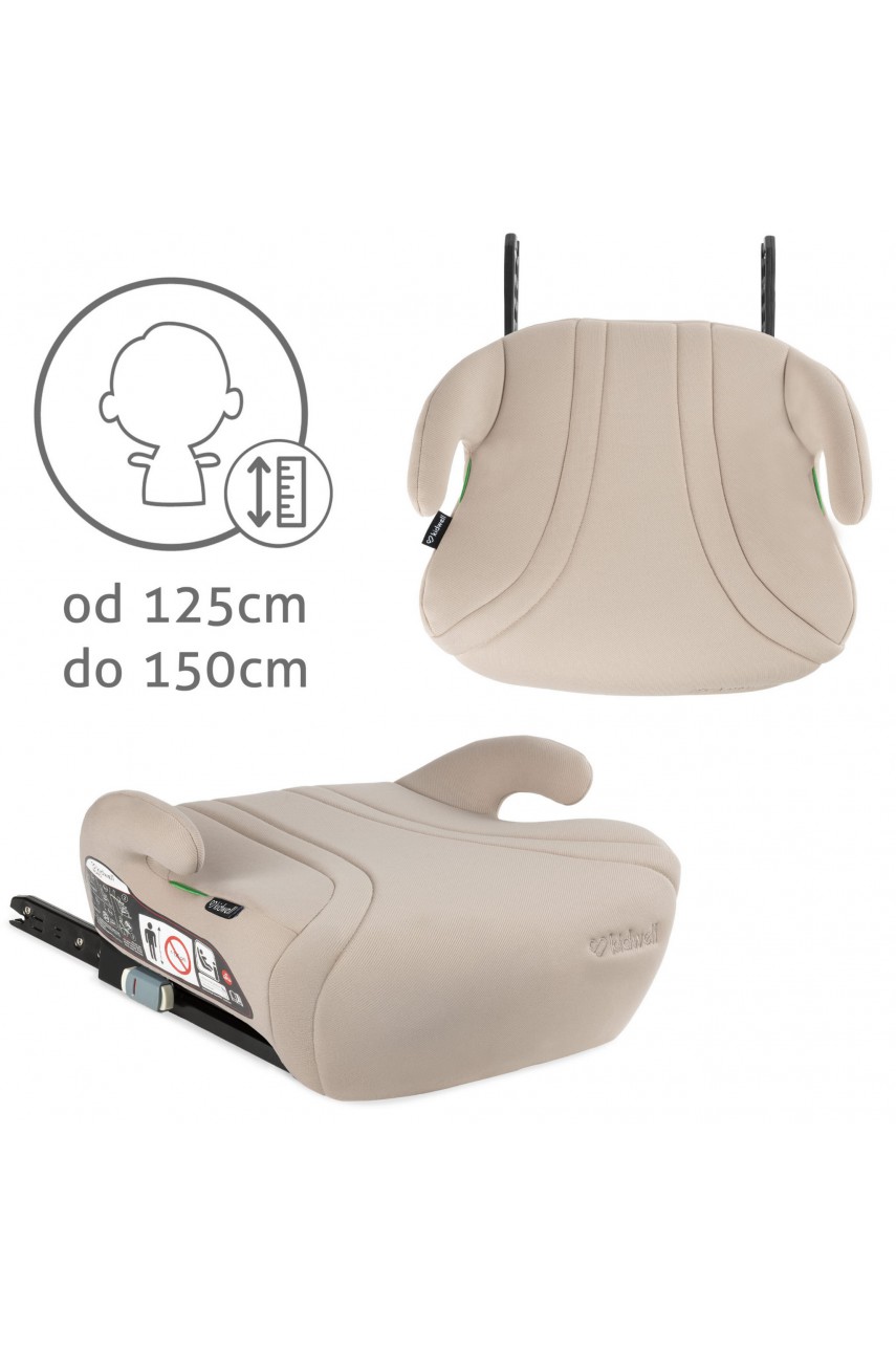 Автокрісло-бустер Kidwell Bono ISOFIX 125-150см beige Автокрісло-бустер Kidwell Bono ISOFIX 125-150см beige