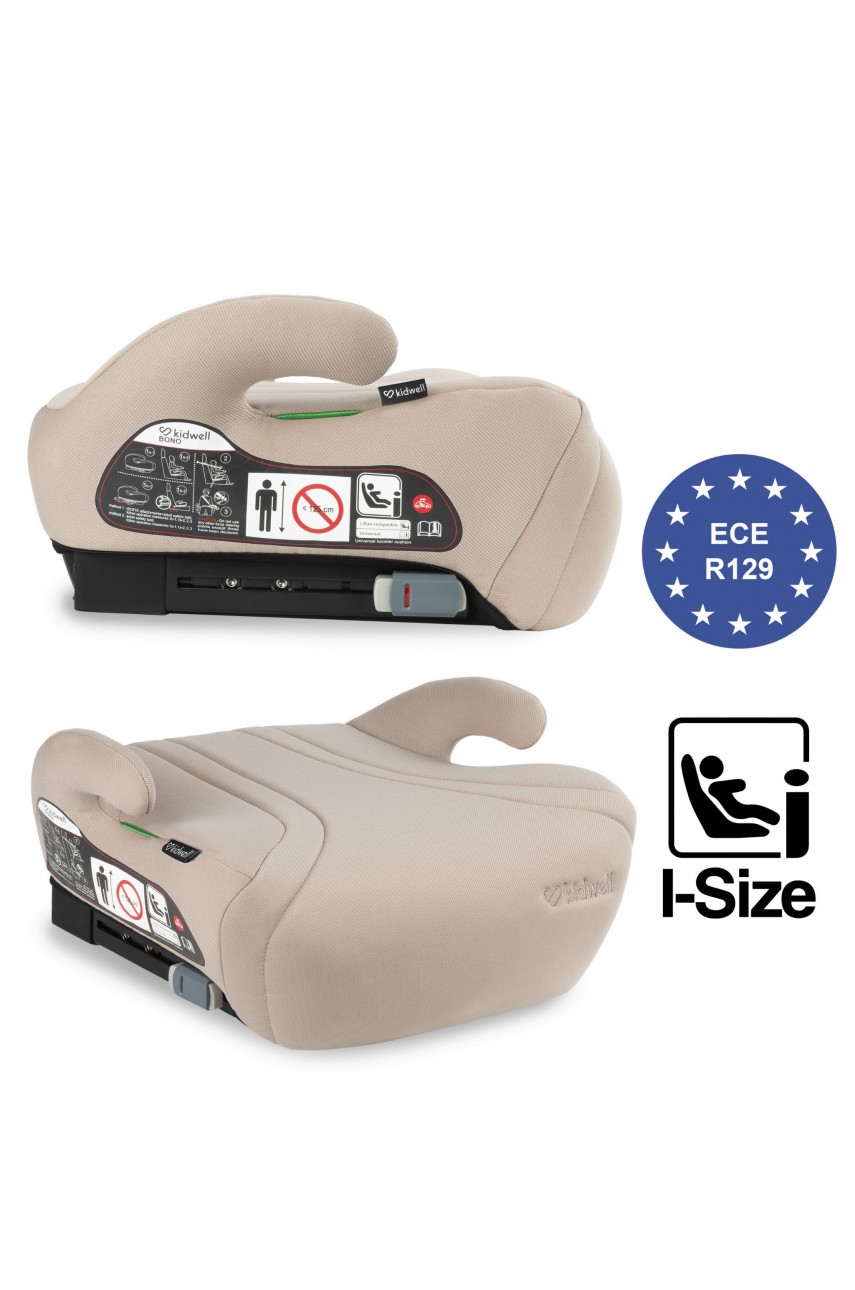Автокрісло-бустер Kidwell Bono ISOFIX 125-150см beige Автокрісло-бустер Kidwell Bono ISOFIX 125-150см beige