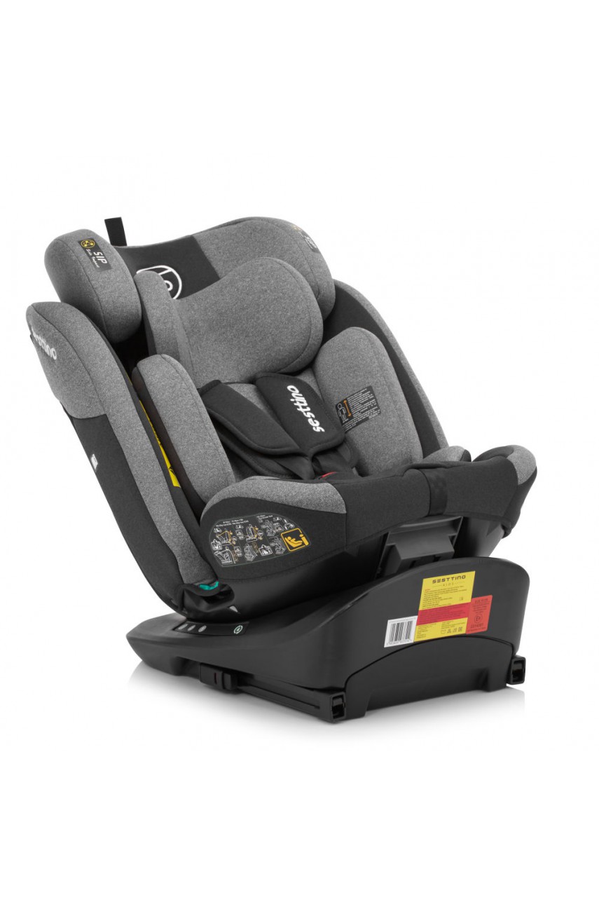 Дитяче автокрісло Sesttino Oktagon Pro ISOFIX 40-150см. (0-36 кг) gray