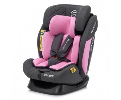 Дитяче автокрісло Sesttino Secure Pro i-Size 40-150см. (0-36 кг) pink