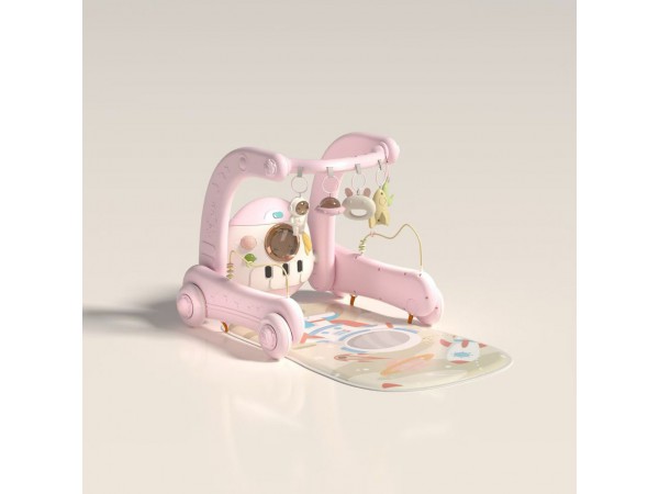 Ходунки - розвиваючий килимок Beruty Baby Activity pink