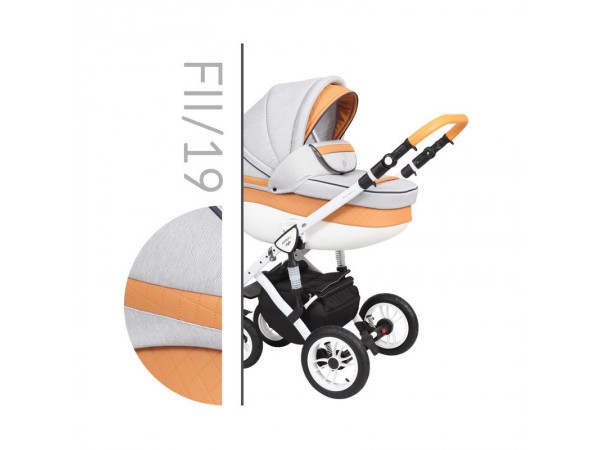 Детская универсальная коляска 2 в 1 Baby Merc Faster Style 2 Fll/19C