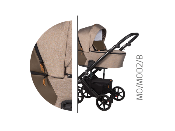 Детская универсальная коляска 2 в 1 Baby Merc Mosca MO/02.B