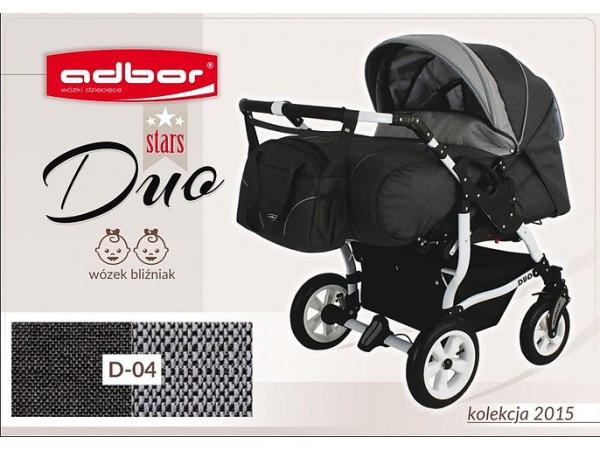 Детская коляска для двойни Adbor Duo stars D 04